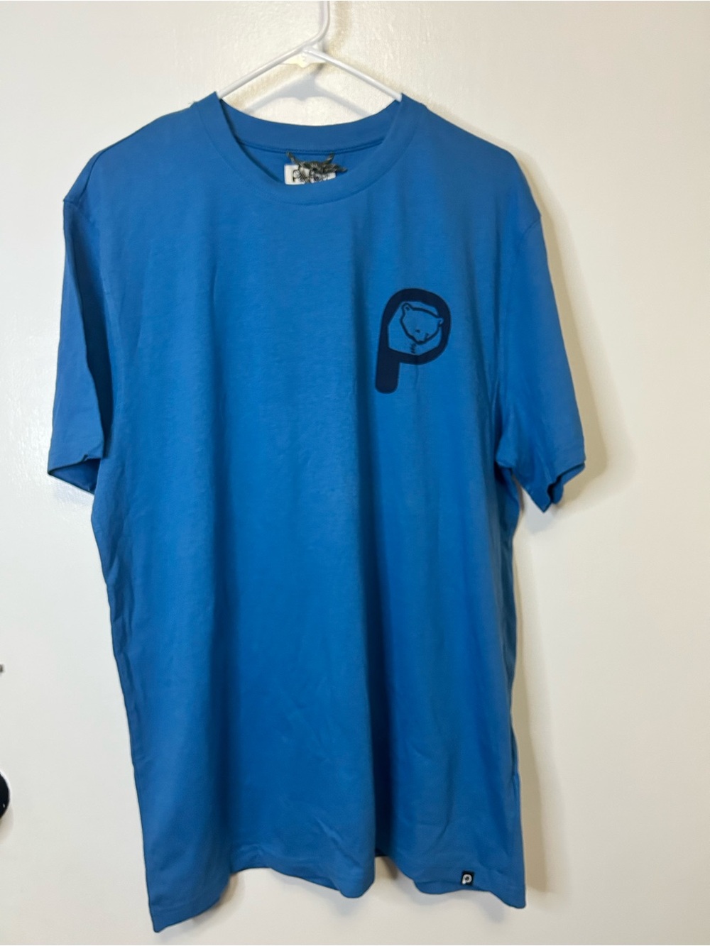 Penfield Bright Blue Short Sleeve Tee with Chest Logo